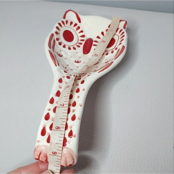 Owl Shaped Spoon Rest HOME Essentials Red - Picture 4 of 4